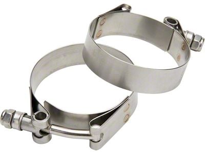 Allstar Performance T-Bolt Exhaust Band Clamps; 2 to 2-3/8-Inch