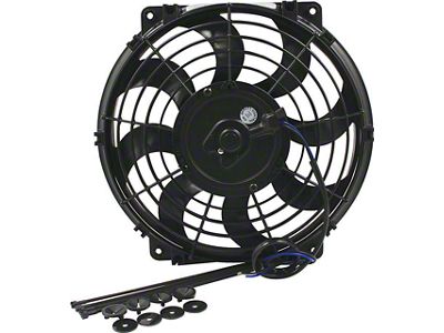 Allstar Performance Electric Fan with 10-Inch Curved Blade; 775 CFM (Universal; Some Adaptation May Be Required)