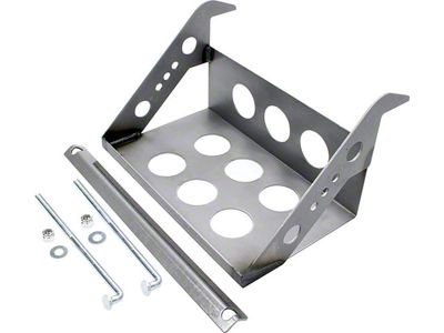 Allstar Performance Weld-On Battery Box; 12-Inch x 7-1/4-Inch (Universal; Some Adaptation May Be Required)
