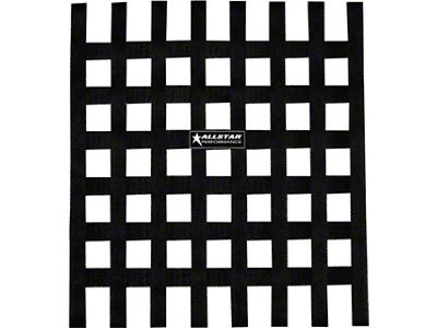 Allstar Performance Loop Style SFI Window Net; 18x18-Inch; Black (Universal; Some Adaptation May Be Required)