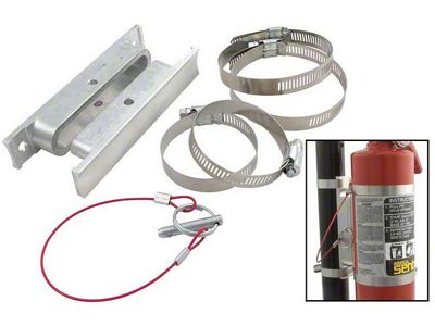 Allstar Performance Quick Release Fire Extinguisher Bracket (Universal; Some Adaptation May Be Required)