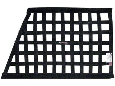 Allstar Performance Ribbon Style SFI Angled Window Net; 22x29x18-Inch; Black (Universal; Some Adaptation May Be Required)