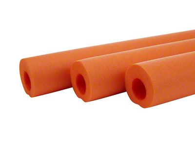 Allstar Performance Roll Bar Padding; 3-Foot Long; Orange; 3-Pack