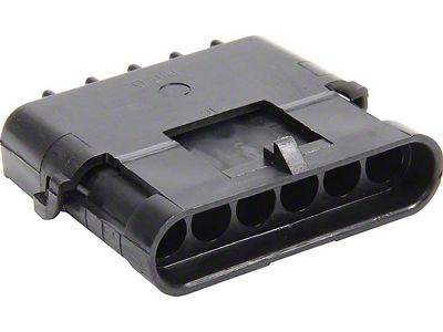Allstar Performance Weather Pack Shroud Housing; 6-Pin