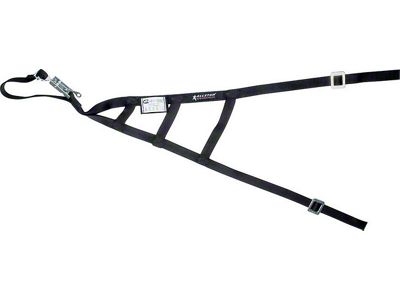 Allstar Performance Wrap-Around Style SFI Triangle Window Net; Black (Universal; Some Adaptation May Be Required)