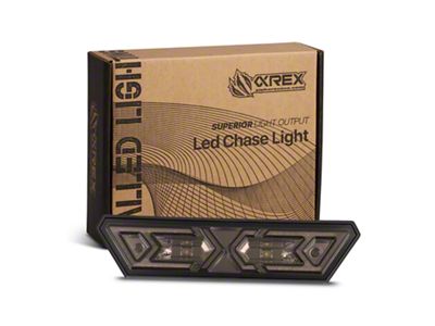 AlphaRex NOVA Series Arrow-X Multi-Functional Off-Road Chase Light; Black Smoked (Universal; Some Adaptation May Be Required)