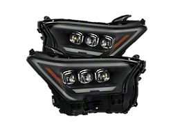 AlphaRex NOVA-Series LED Projector Headlights; Black Housing; Clear Lens (24-25 Tacoma)