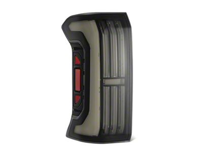 AlphaRex NOVA-Series Prismatic LED Tail Lights; Alpha Black Housing; Clear Lens (24-25 Tacoma)
