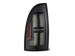 AlphaRex NOVA-Series Prismatic LED Tail Lights; Alpha Black Housing; Clear Lens (05-15 Tacoma)