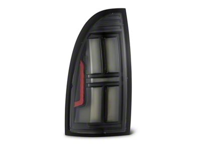 AlphaRex NOVA-Series Prismatic LED Tail Lights; Alpha Black Housing; Clear Lens (05-15 Tacoma)