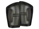 AlphaRex NOVA-Series Prismatic LED Tail Lights; Alpha Black Housing; Clear Lens (16-23 Tacoma)