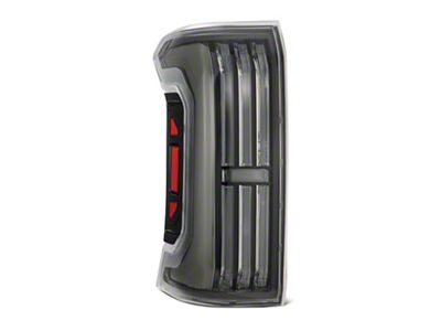 AlphaRex NOVA-Series Prismatic LED Tail Lights; Black Housing; Clear Lens (24-25 Tacoma)