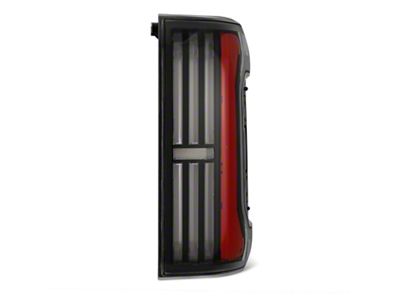AlphaRex NOVA-Series Prismatic LED Tail Lights Black/Red Housing; Clear Lens (24-25 Tacoma)