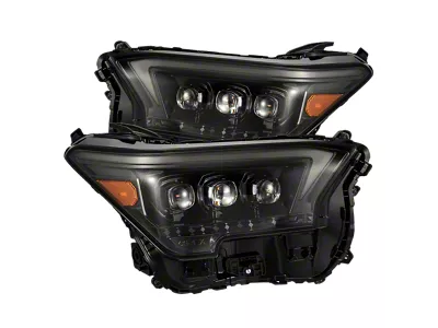 AlphaRex OG-Style NOVA-Series LED Projector Headlights; Alpha Black Housing; Clear Lens (24-26 Tacoma)