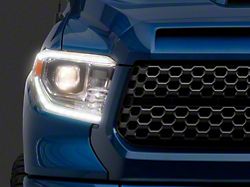 AlphaRex MK II PRO-Series Projector Headlights; Chrome Housing; Clear Lens (14-21 Tundra w/ Factory Halogen Headlights)