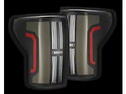 AlphaRex NOVA-Series Prismatic LED Tail Lights; Alpha Black Housing; Smoked Lens (07-13 Tundra)