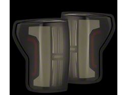 AlphaRex NOVA-Series Prismatic LED Tail Lights; Black Housing; Clear Lens (07-13 Tundra)