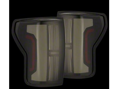 AlphaRex NOVA-Series Prismatic LED Tail Lights; Black Housing; Clear Lens (07-13 Tundra)