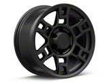 TR1 Matte Black 6-Lug Wheel; 17x8; 5mm Offset (25-26 4Runner)