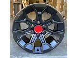 TR8 Matte Black 6-Lug Wheel; 17x8; 5mm Offset (25-26 4Runner)
