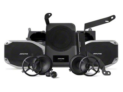 Alpine 300-Watt Complete Sound System Upgrade Package (18-23 Jeep Wrangler JL)