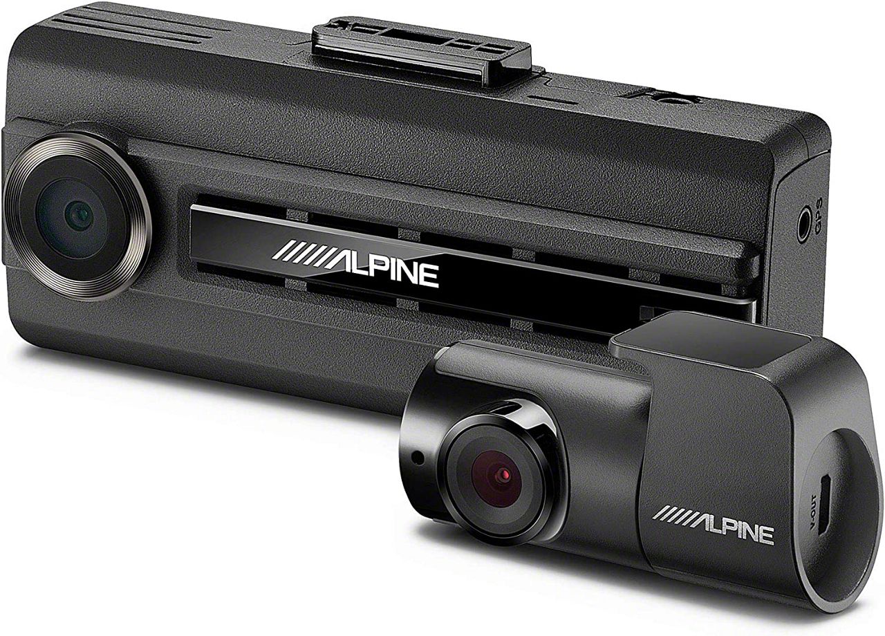 Alpine Jeep Wrangler Dash Camera Bundle DVR-C310R (Universal
