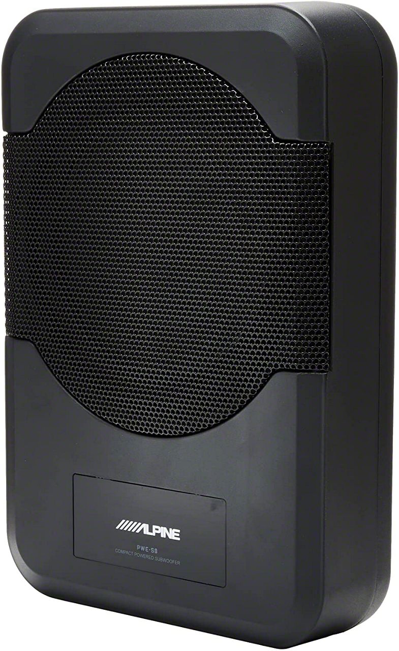 Alpine Tundra Compact 8-Inch Powered Subwoofer System PWE-S8 (Universal ...