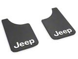 Mud Guards with Jeep Logo; Front or Rear (Universal; Some Adaptation May Be Required)