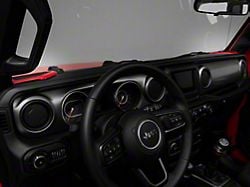 RedRock Door Speaker Trim; Red (18-24 Jeep Wrangler JL)
