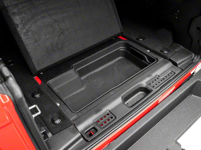 RedRock Jeep Wrangler Rear Seat Storage Box J152409 (18-25 Jeep ...