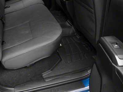 RedRock Sure-Fit Second Row Floor Liner; Black (05-23 Tacoma Double Cab)