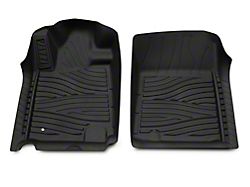RedRock Molded Front Floor Liners; Black (07-13 Tundra)