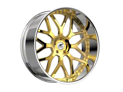 Amani ALLORA 14K Gold Plated Wheel; 24x9.5; -12mm Offset (20-25 Jeep Gladiator JT)