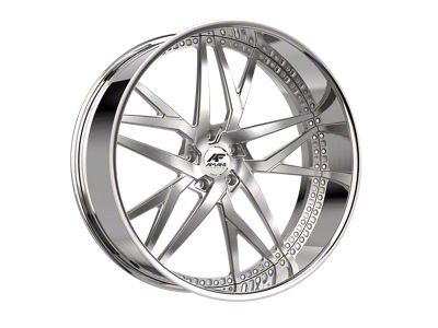 Amani IKON-R Brush Center with Chrome Lip Wheel; 26x10; 5mm Offset (18-25 Jeep Wrangler JL)