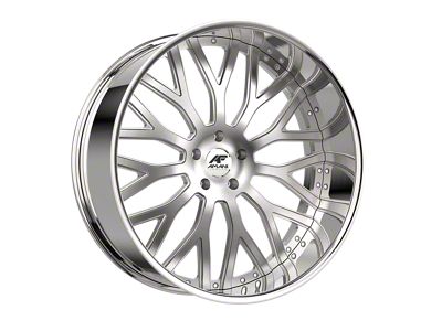 Amani Sorleno Brush Center with Chrome Lip Wheel; 28x10; 5mm Offset (18-25 Jeep Wrangler JL)