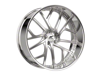 Amani VERGE-L Brush Center with Chrome Lip Wheel; 26x10; 5mm Offset (18-25 Jeep Wrangler JL)