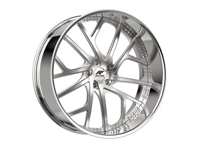 Amani VERGE-R Brush Center with Chrome Lip Wheel; 26x10; 5mm Offset (18-25 Jeep Wrangler JL)