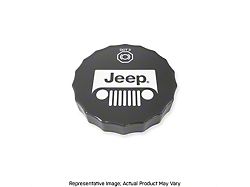 American Brothers Design Master Cylinder Cap Cover with Engraved Jeep Logo; Extreme Purple (20-25 Jeep Gladiator JT)