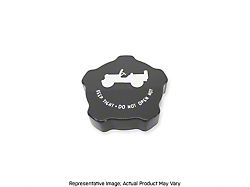 American Brothers Design Power Steering Cap Cover with Engraved Jeep Logo; Bright White (18-25 Jeep Wrangler JL)