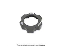 American Brothers Design Radiator Cap Cover with Sting Grey Jeep Logo; Black (18-25 Jeep Wrangler JL)