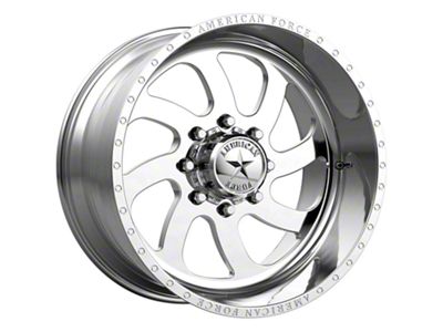 American Force 76 Blade SS Polished 6-Lug Wheel; 22x10; -25mm Offset (22-25 Bronco Raptor)