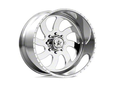 American Force 76 Blade SS Polished 6-Lug Wheel; 20x12; -40mm Offset (22-25 Bronco Raptor)