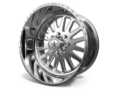 American Force F20 Atom SS Polished 6-Lug Wheel; 22x10; -25mm Offset (17-24 Titan)
