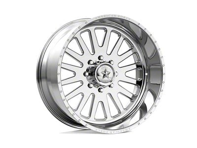 American Force F20 Atom SS Polished 6-Lug Wheel; 24x12; -40mm Offset (17-24 Titan)