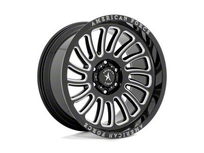 American Force Vulcan Gloss Black Milled 6-Lug Wheel; 20x10; -18mm Offset (22-25 Tundra)
