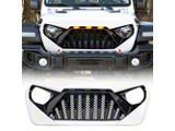 American Modified Goliath Grille with Amber DRL; White and Black (20-25 Jeep Gladiator JT)