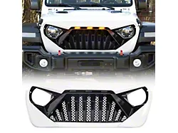 American Modified Goliath Grille with Amber DRL; White and Black (20-25 Jeep Gladiator JT)