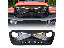 American Modified Hawke Grille with LED Eyebrow (20-25 Jeep Gladiator JT)