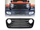 American Modified Tomahawke Grille; Matte Black (20-26 Jeep Gladiator JT w/o TrailCam)