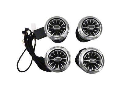 American Modified Turbo Air A/C Vent with Ambient Light (11-18 Jeep Wrangler JK)